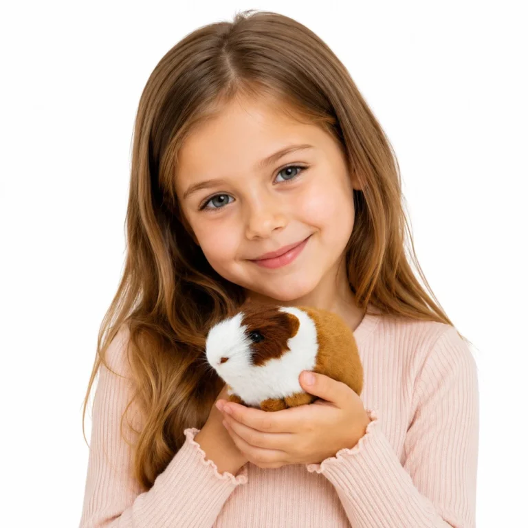 Realistična Figurica Zamorca Smeđi Meko Krzno 12 Cm 2