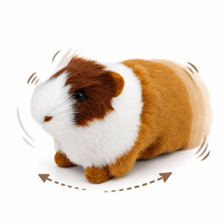 Realistična Figurica Zamorca Smeđi Meko Krzno 12 Cm 3