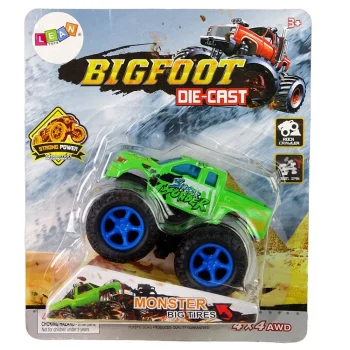 Resorak Monster Truck Pull Back Drive Gumene Gume Metalna Karoserija + Evoluirajuća Rampa 17