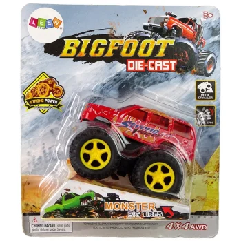 Resorak Monster Truck Pull Back Drive Gumene Gume Metalna Karoserija + Evoluirajuća Rampa 25