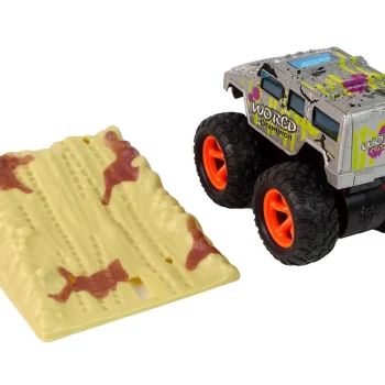 Resorak Monster Truck Pull Back Drive Gumene Gume Metalna Karoserija + Evoluirajuća Rampa 27