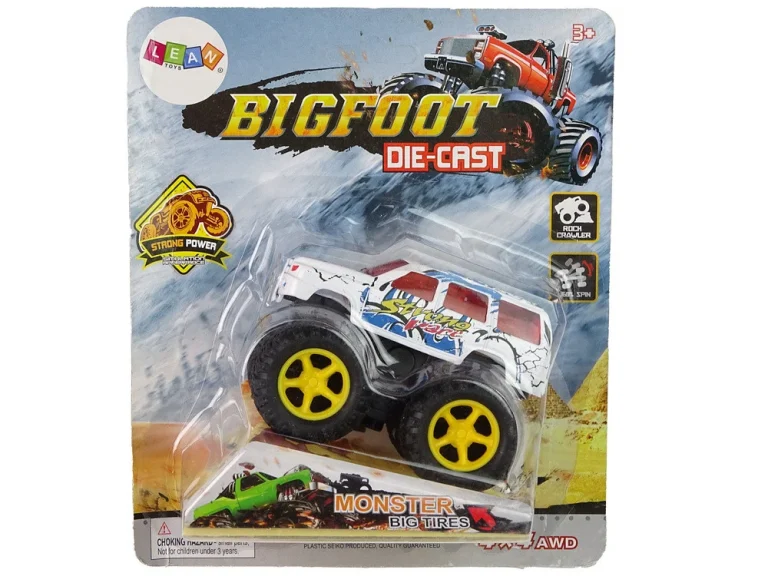 Resorak Monster Truck Pull Back Drive Gumene Gume Metalna Karoserija + Evoluirajuća Rampa 33