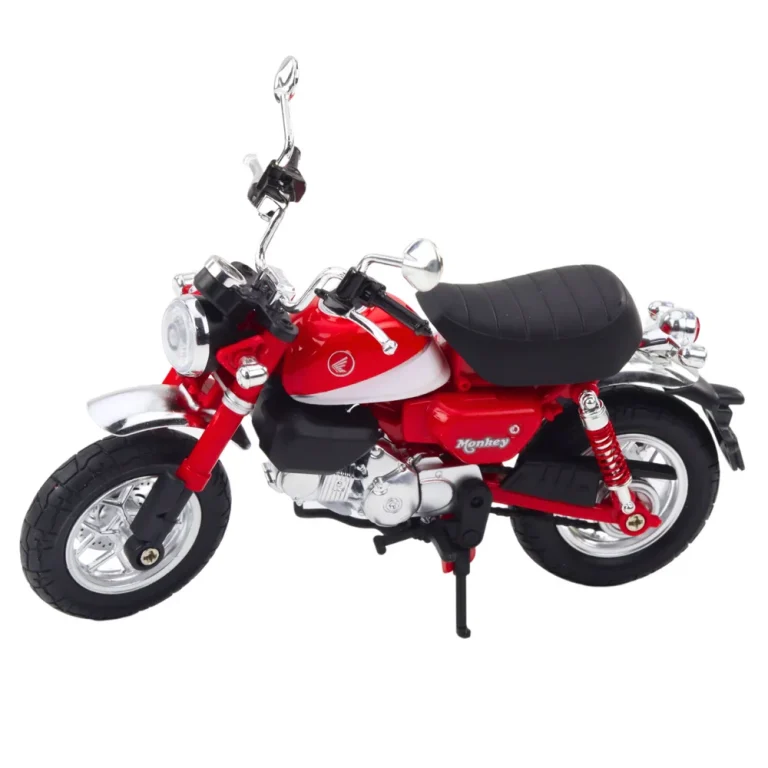 Retro Klasična Metalna Svjetla Za Motocikle, Crvena 1:12 4