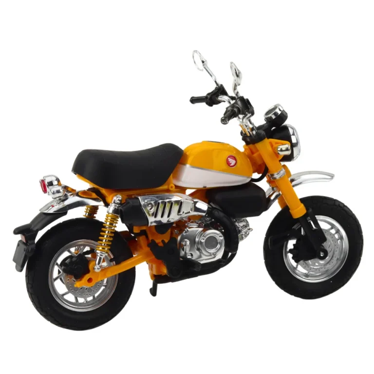 Retro Klasična Metalna Svjetla Za Motocikle, žuta 1:12 3