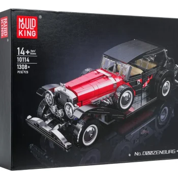 Retro Set Kockica Crveno Vozilo, 1308 Dijelova 10