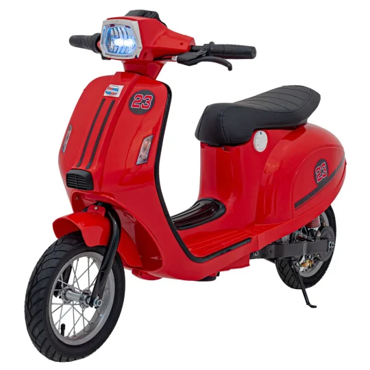 Retro Skuter 23 Crveno Motor Na Akumulator 1