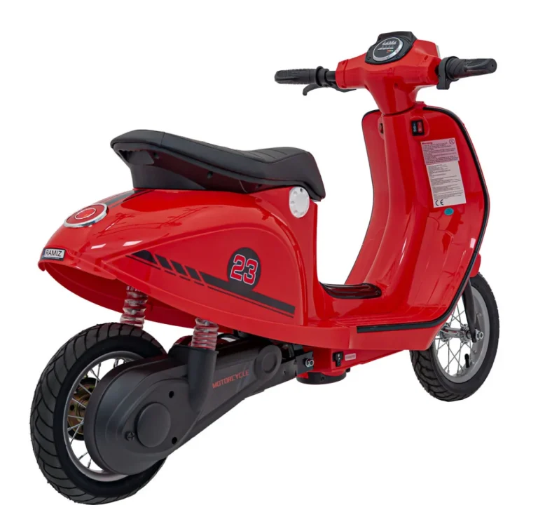 Retro Skuter 23 Crveno Motor Na Akumulator 10