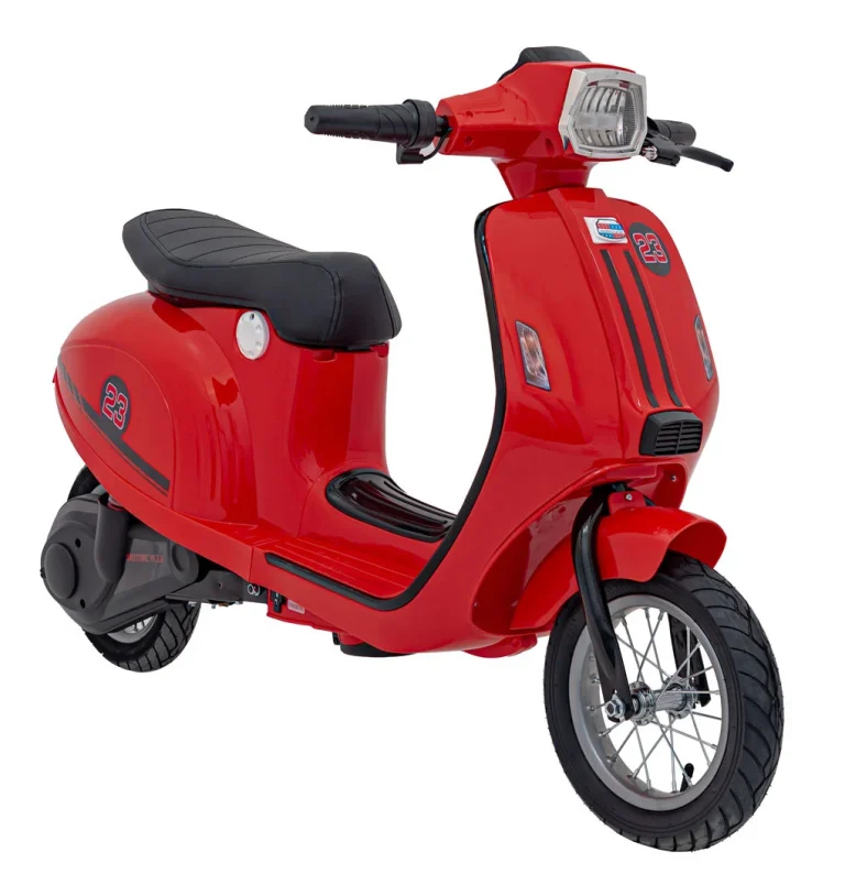 Retro Skuter 23 Crveno Motor Na Akumulator 5