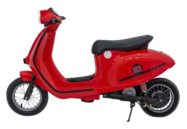Retro Skuter 23 Crveno Motor Na Akumulator 6