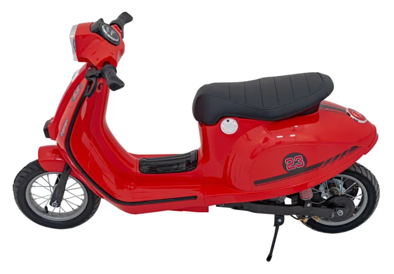 Retro Skuter 23 Crveno Motor Na Akumulator 7