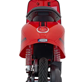 Retro Skuter 23 Crveno Motor Na Akumulator 9