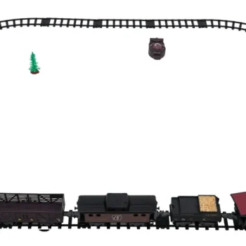 Retro Vlak S Daljinskim Upravljačem, Svjetlima, Zvukom I Dimom 172 Cm 6