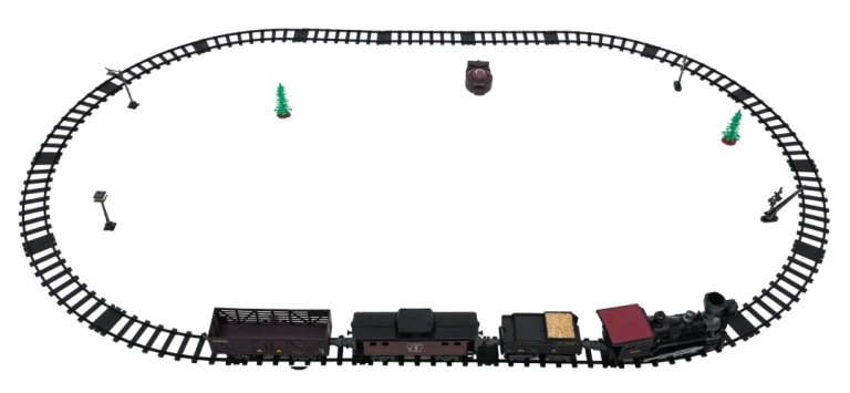Retro Vlak S Daljinskim Upravljačem, Svjetlima, Zvukom I Dimom 172 Cm 6