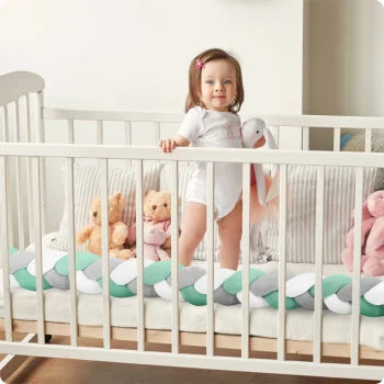 Ricokids 3m Marame Za Dječji Krevetić Mint Siva 3