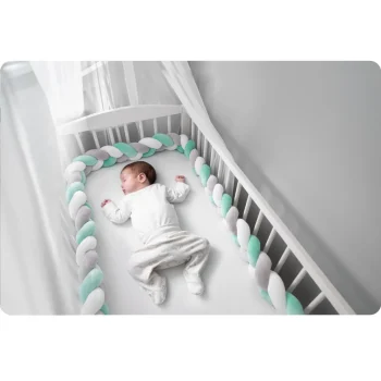 Ricokids 3m Marame Za Dječji Krevetić Mint Siva 4