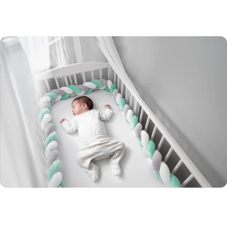 Ricokids 3m Marame Za Dječji Krevetić Mint Siva 4