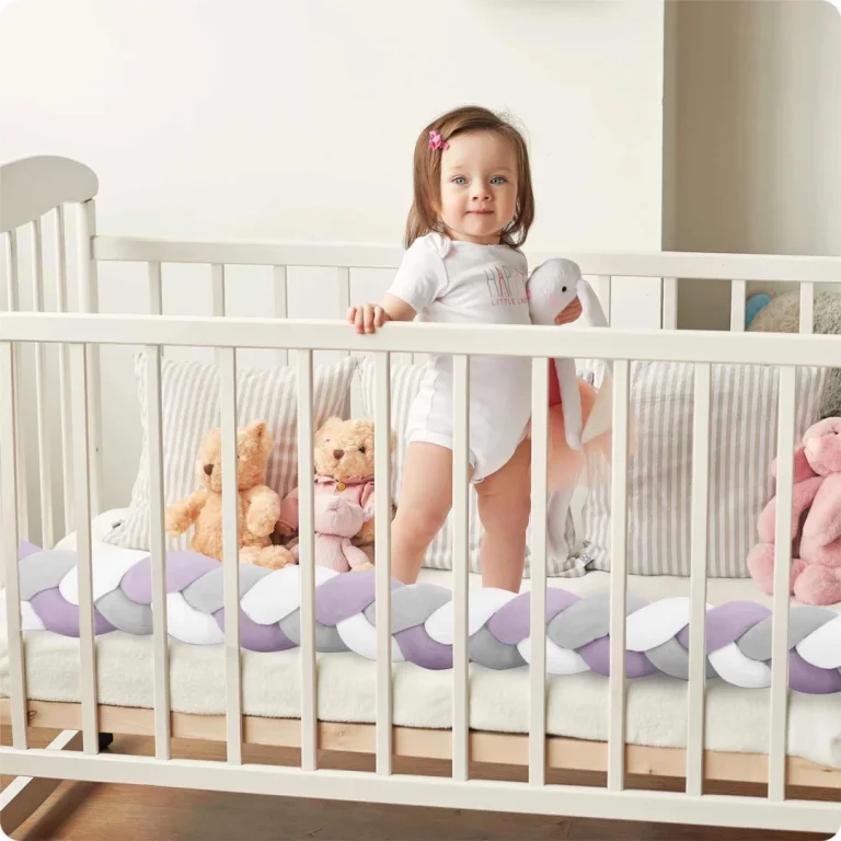 Ricokids 3m Ogrtač Za Dječji Krevetić Ljubičasto Siva 3