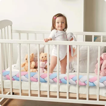 Ricokids 3m Ogrtač Za Dječji Krevetić Plavo Roza 3