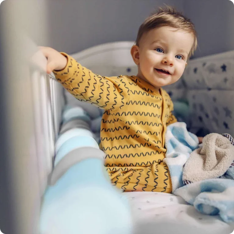 Ricokids 3m Ogrtač Za Dječji Krevetić Plavo Siv 2