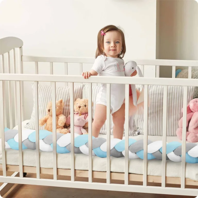 Ricokids 3m Ogrtač Za Dječji Krevetić Plavo Siv 3