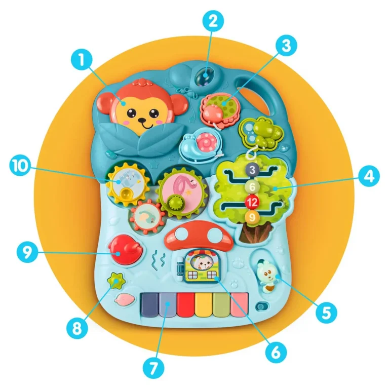 Ricokids 4 U 1 Edukativni Stol Zeleni 781500 13