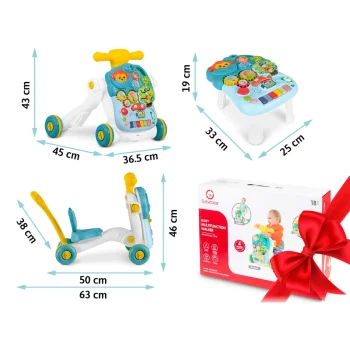 Ricokids 4 U 1 Edukativni Stol Zeleni 781500 15