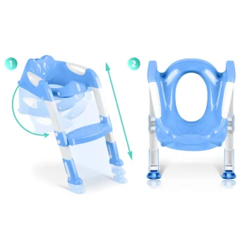 Ricokids 729100 Koala Navlaka Za Wc školjku S Ljestvama, Plava 9