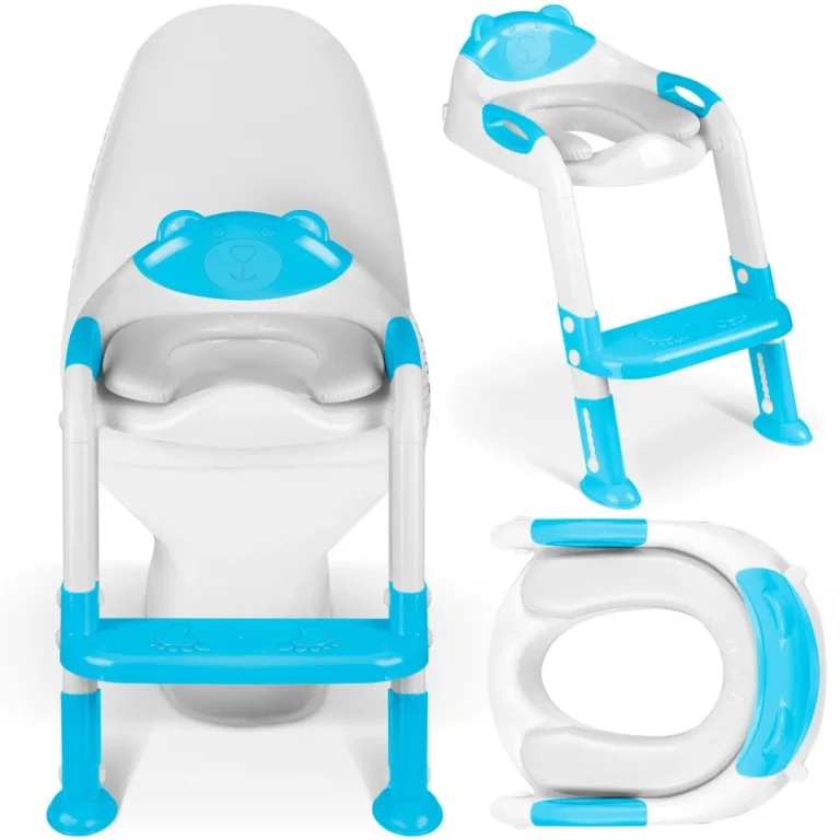 Ricokids 729200 Navlaka Za Wc školjku S Medvjedićem I Ljestvama, Plava 1