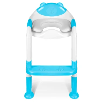 Ricokids 729200 Navlaka Za Wc školjku S Medvjedićem I Ljestvama, Plava 3