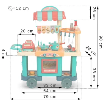 Ricokids 773000 Dječja Kuhinja Na Kotačima 9