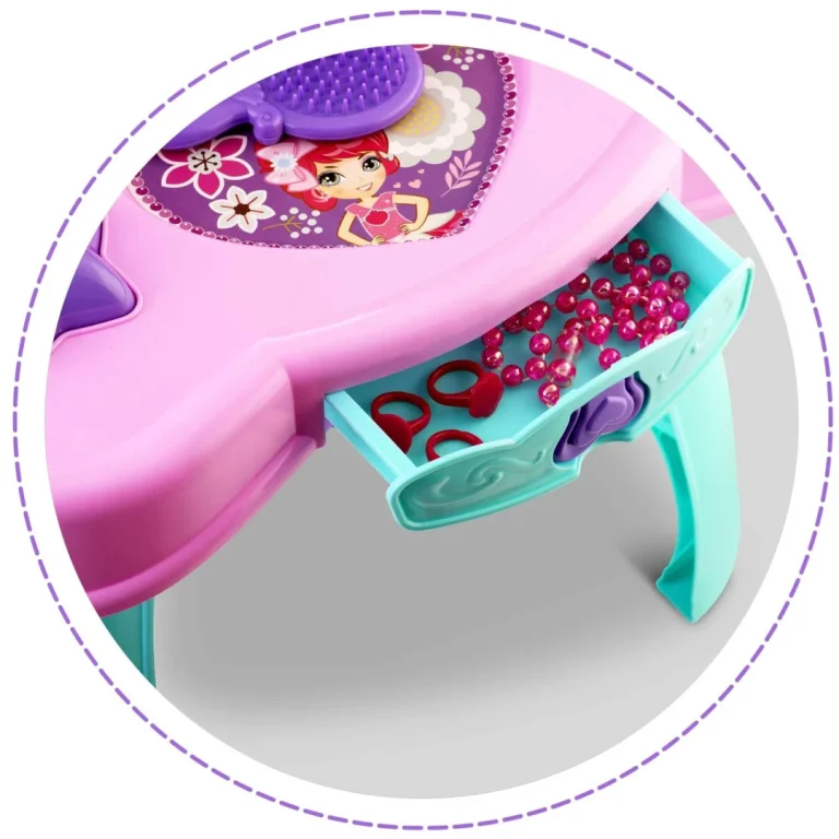 Ricokids 773200 Toaletni Stolić Za Djevojčice S Ogledalom 5