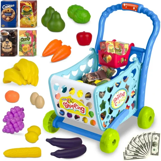 Ricokids 773400 Kolica Za Kupovinu Plava 1