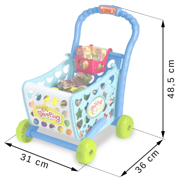 Ricokids 773400 Kolica Za Kupovinu Plava 9