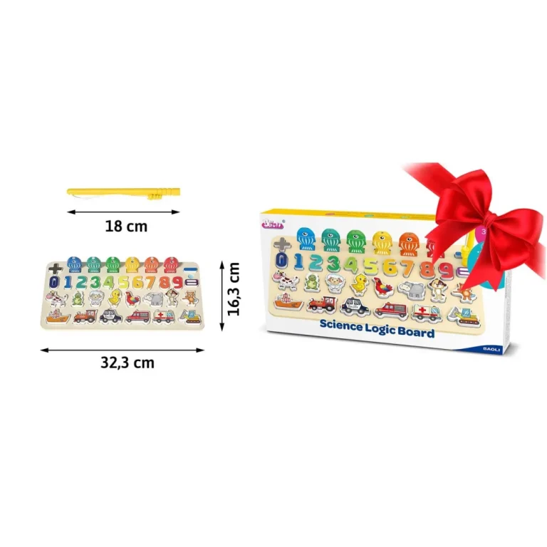 Ricokids 781400 Edukativna Ploča S Brojevima, životinjama I Vozilima 10
