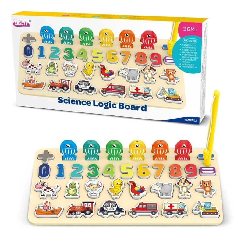 Ricokids 781400 Edukativna Ploča S Brojevima, životinjama I Vozilima 2