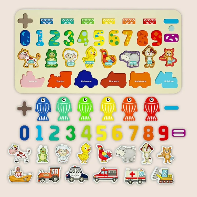 Ricokids 781400 Edukativna Ploča S Brojevima, životinjama I Vozilima 5