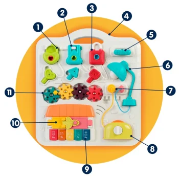 Ricokids 782000 Glazbeni I Zvučni Edukativni Stol 12