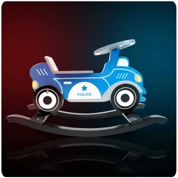 Ricokids 785000 Drveni Ljuljački Automobil Policija 7