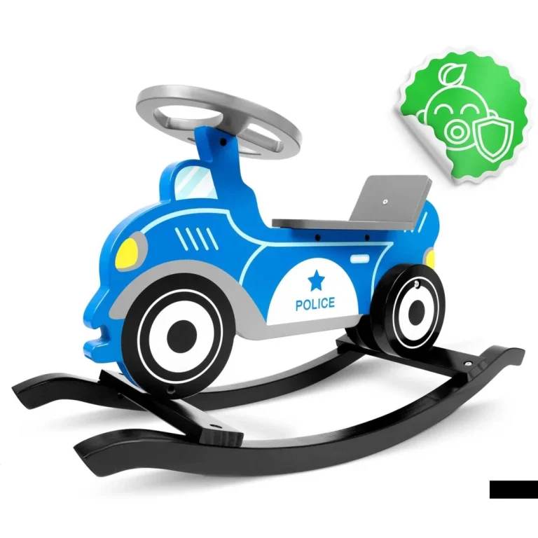 Ricokids 785000 Drveni Ljuljački Automobil Policija 8