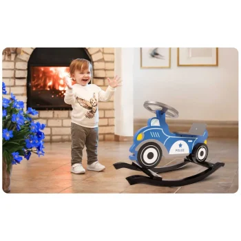 Ricokids 785000 Drveni Ljuljački Automobil Policija 9