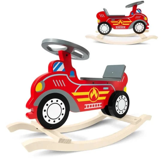 Ricokids 785001 Drveni Ljuljački Automobil Vatrogasna Postrojba 1