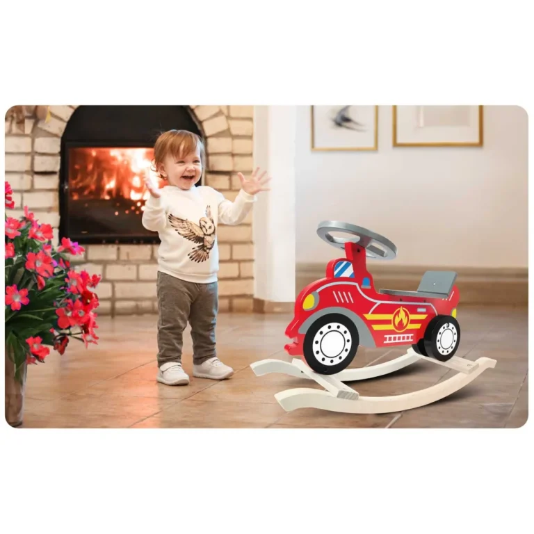 Ricokids 785001 Drveni Ljuljački Automobil Vatrogasna Postrojba 9