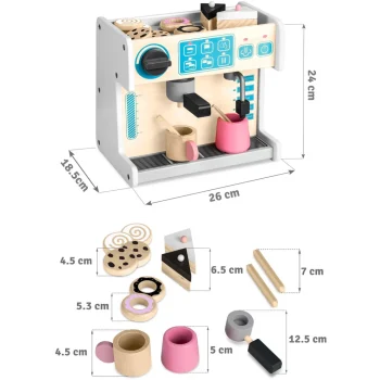 Ricokids 785101 Bijeli Aparat Za Kavu Sa Slasticama 7
