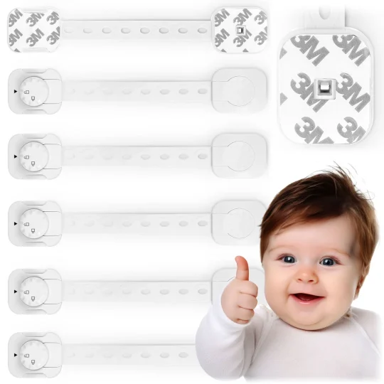 Ricokids 798200 Zaštita Od Otvaranja Ormarića 6 Kom Bijela 1