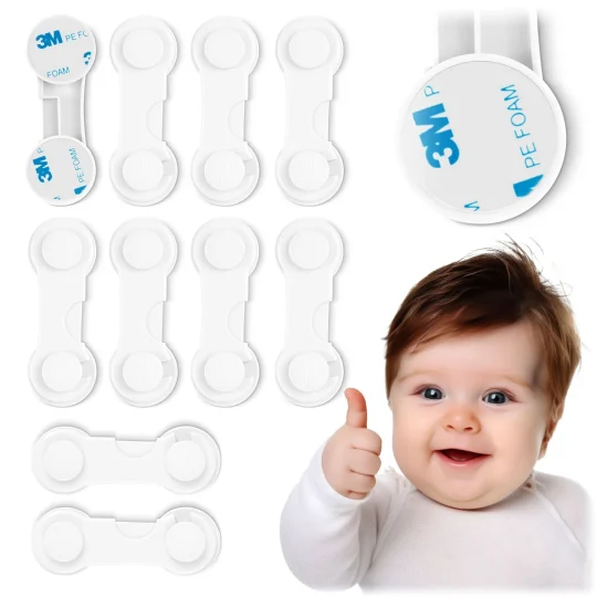 Ricokids 798300 Zaštita Od Otvaranja Ormarića 10 Komada Bijela 1