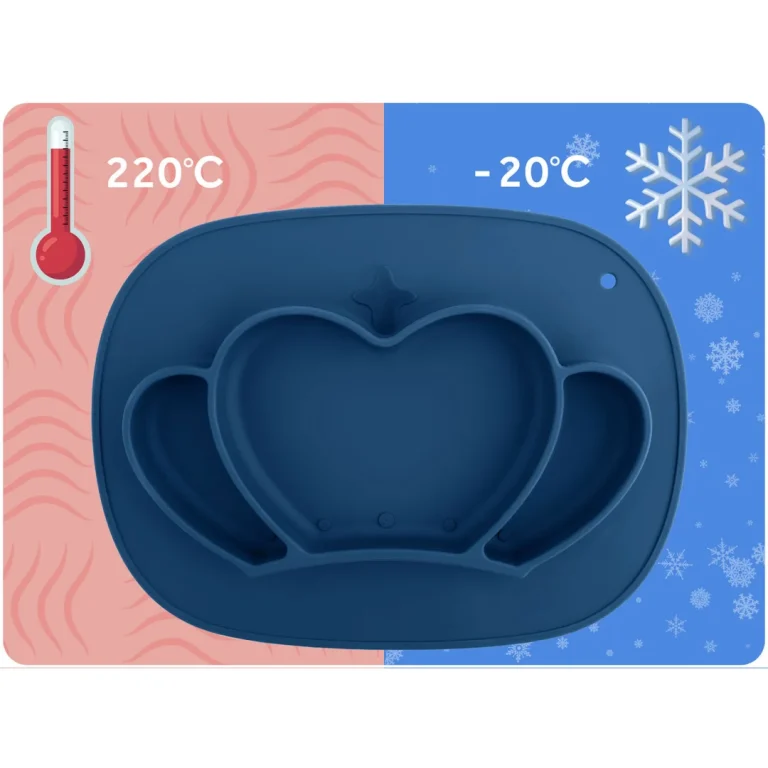 Ricokids Crown Silikonski Tanjur Za Hranjenje Za Djecu 9