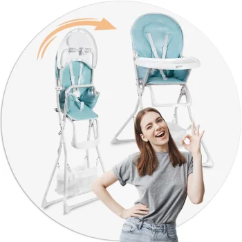Ricokids Fando Hranilica Sa Stolom, Plava + Besplatna Košara 2