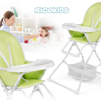 Ricokids Fando Hranilica Sa Stolom, Zelena + Besplatna Košara 3