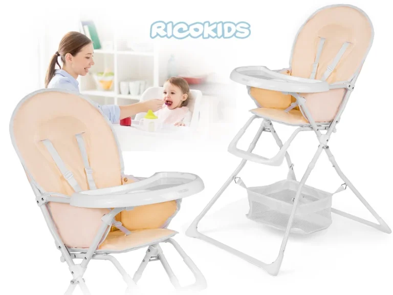 Ricokids Fando Kremasta Dječja Stolica Sa Stolom + Besplatna Košara 5