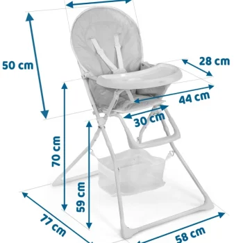 Ricokids Fando Kremasta Dječja Stolica Sa Stolom + Besplatna Košara 6